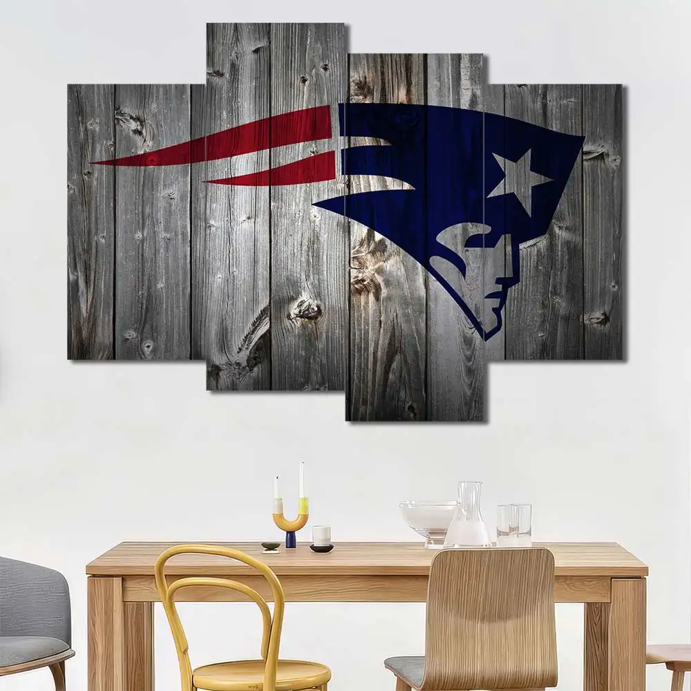 New England Patriots Rustic Logo Wall Art - Image 4