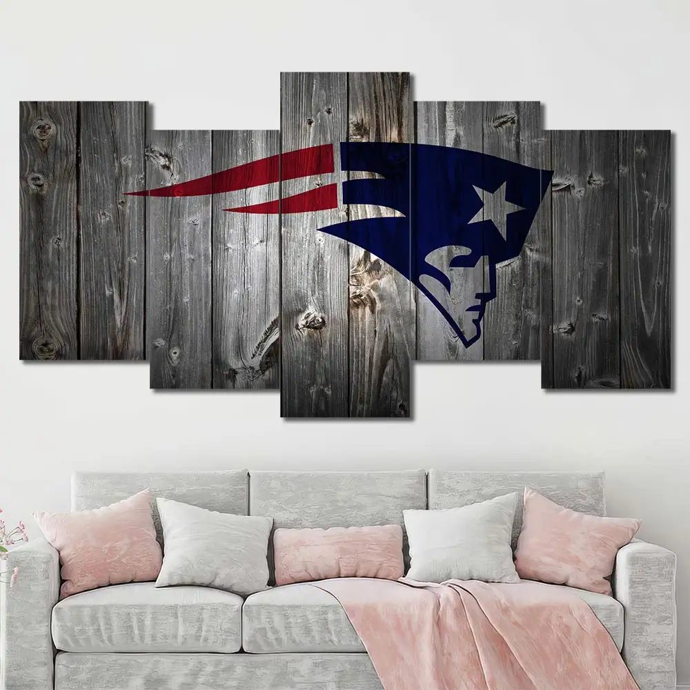 New England Patriots Rustic Logo Wall Art - Image 5
