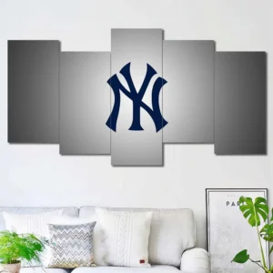 New York Yankees Minimal NY Logo Wall Art