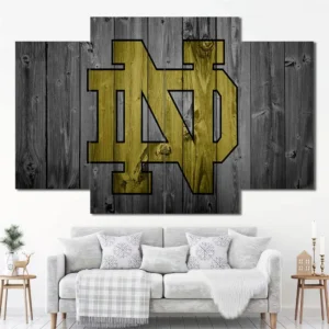Notre Dame Fighting Irish Rustic Logo Wall Art – ND