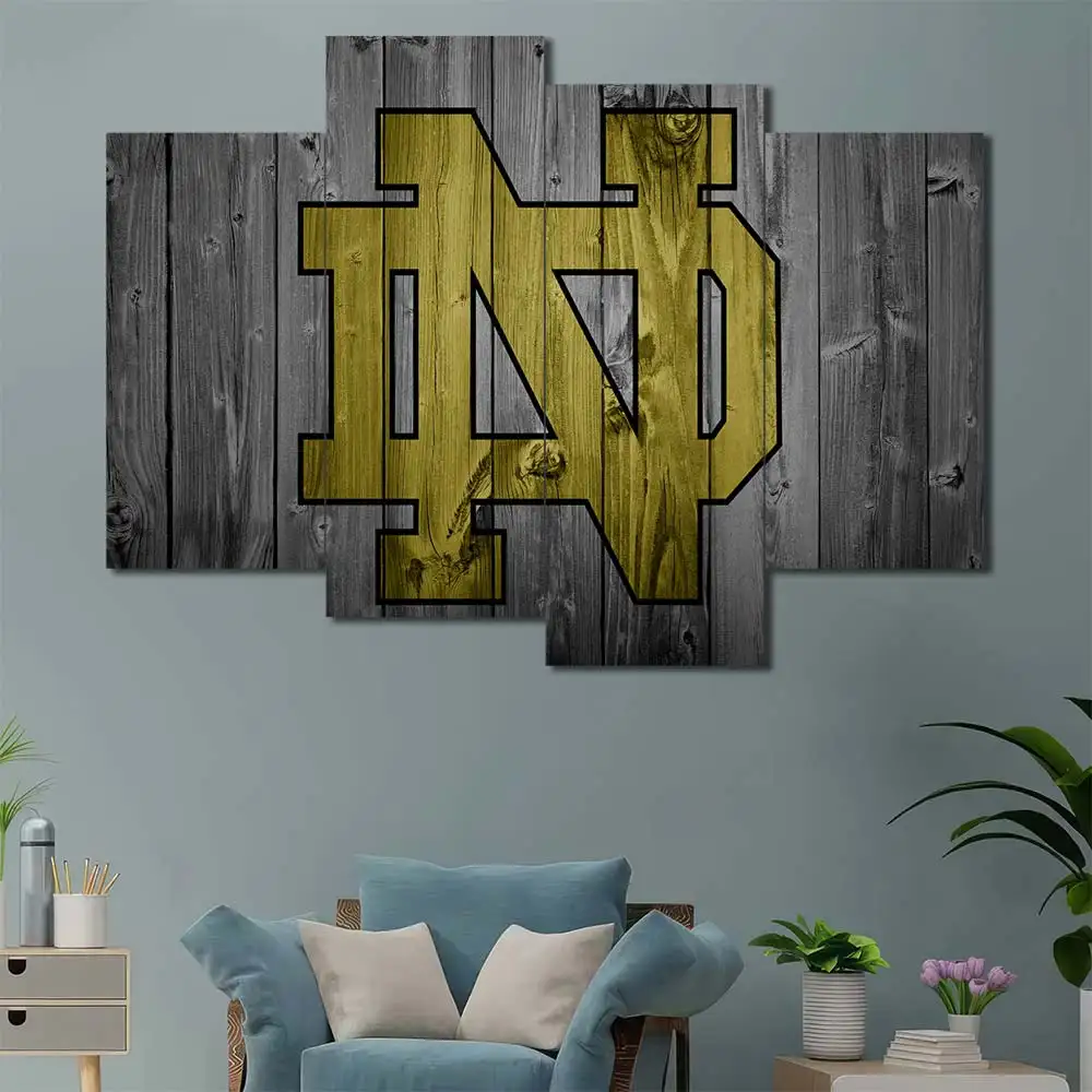 Notre Dame Fighting Irish Rustic Logo Wall Art – ND - Image 3