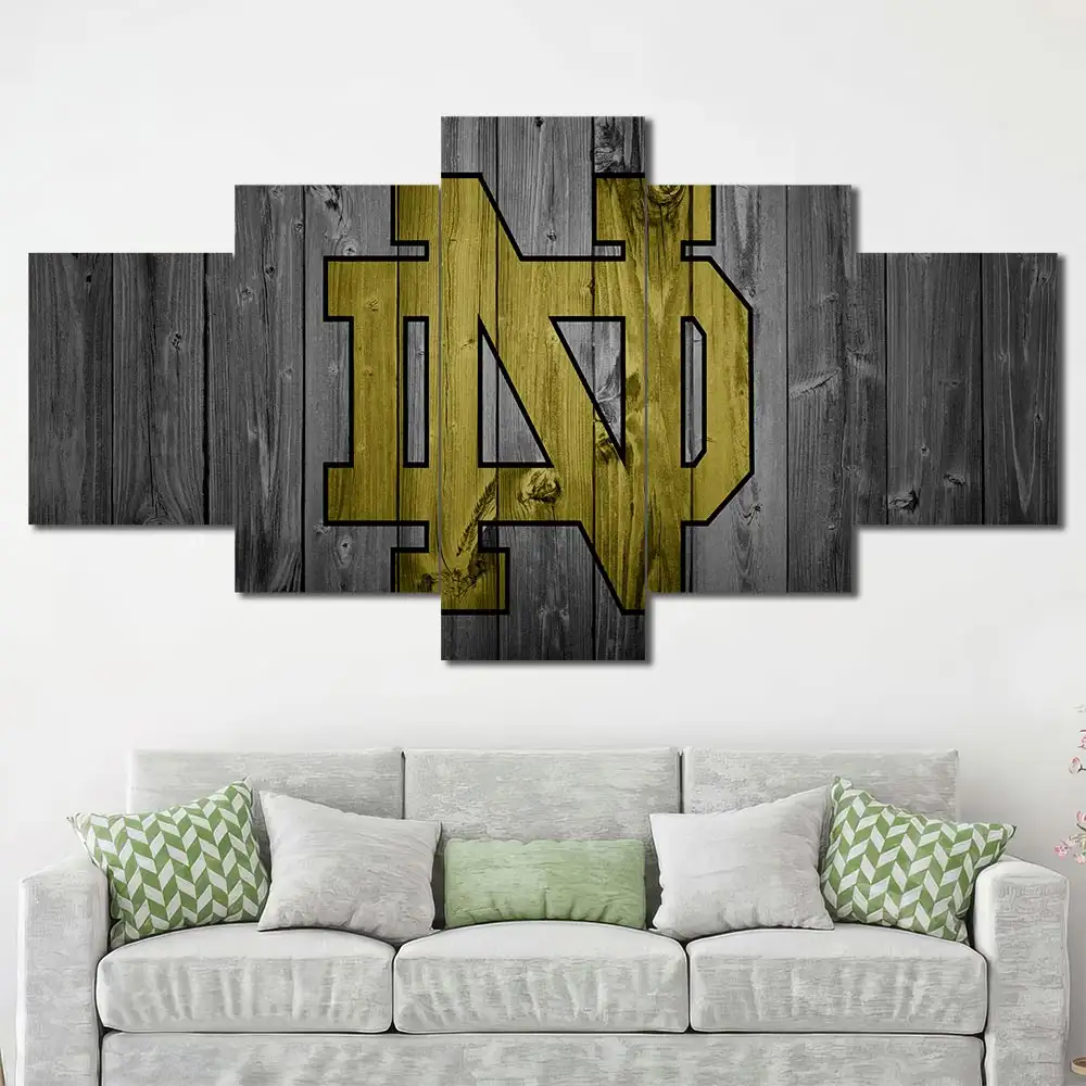 Notre Dame Fighting Irish Rustic Logo Wall Art – ND - Image 4