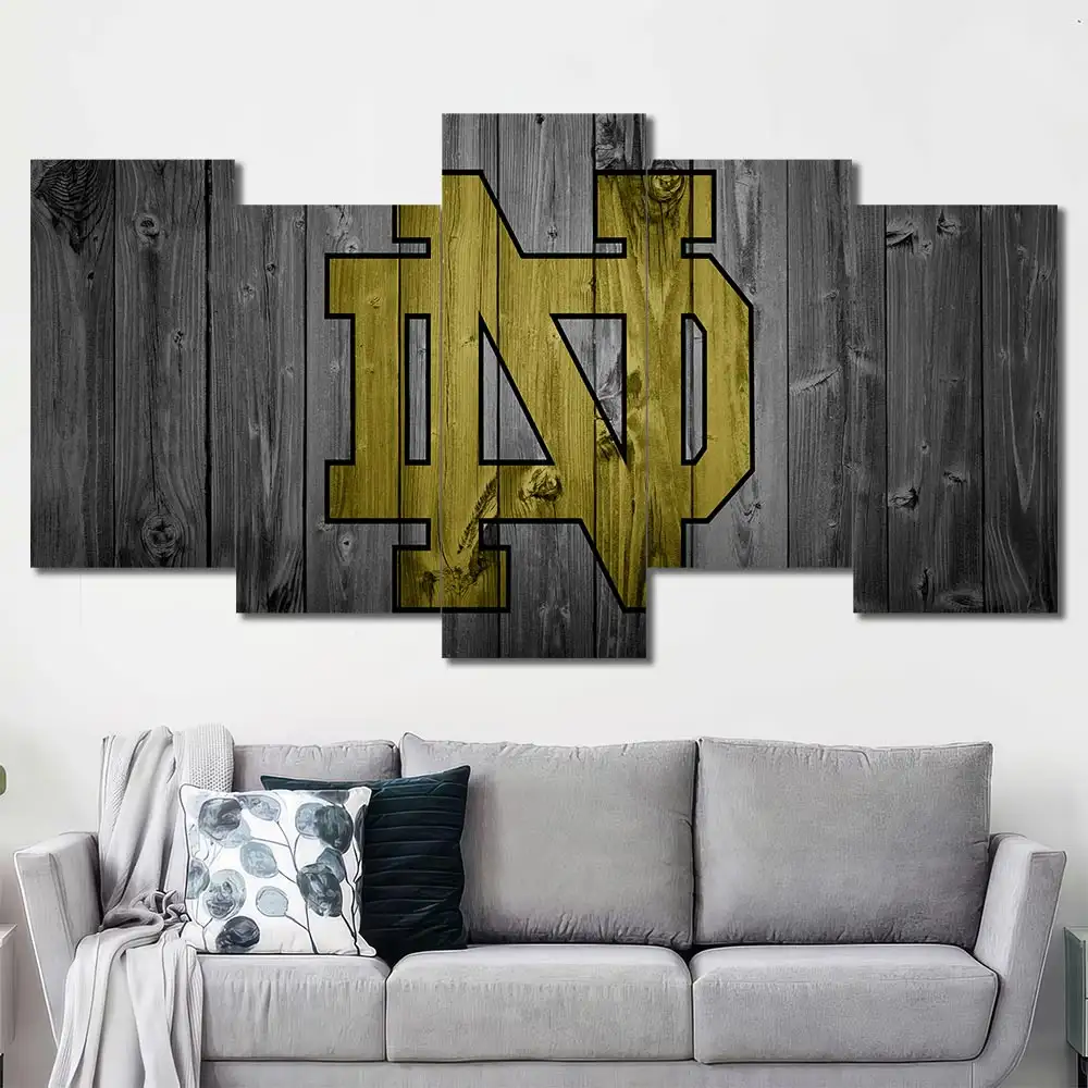 Notre Dame Fighting Irish Rustic Logo Wall Art – ND - Image 5