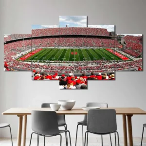 Ohio State Buckeyes Stadium Game Day Wall Art
