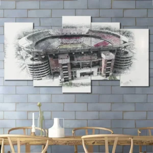 Ohio State Stadium Sketch Wall Art