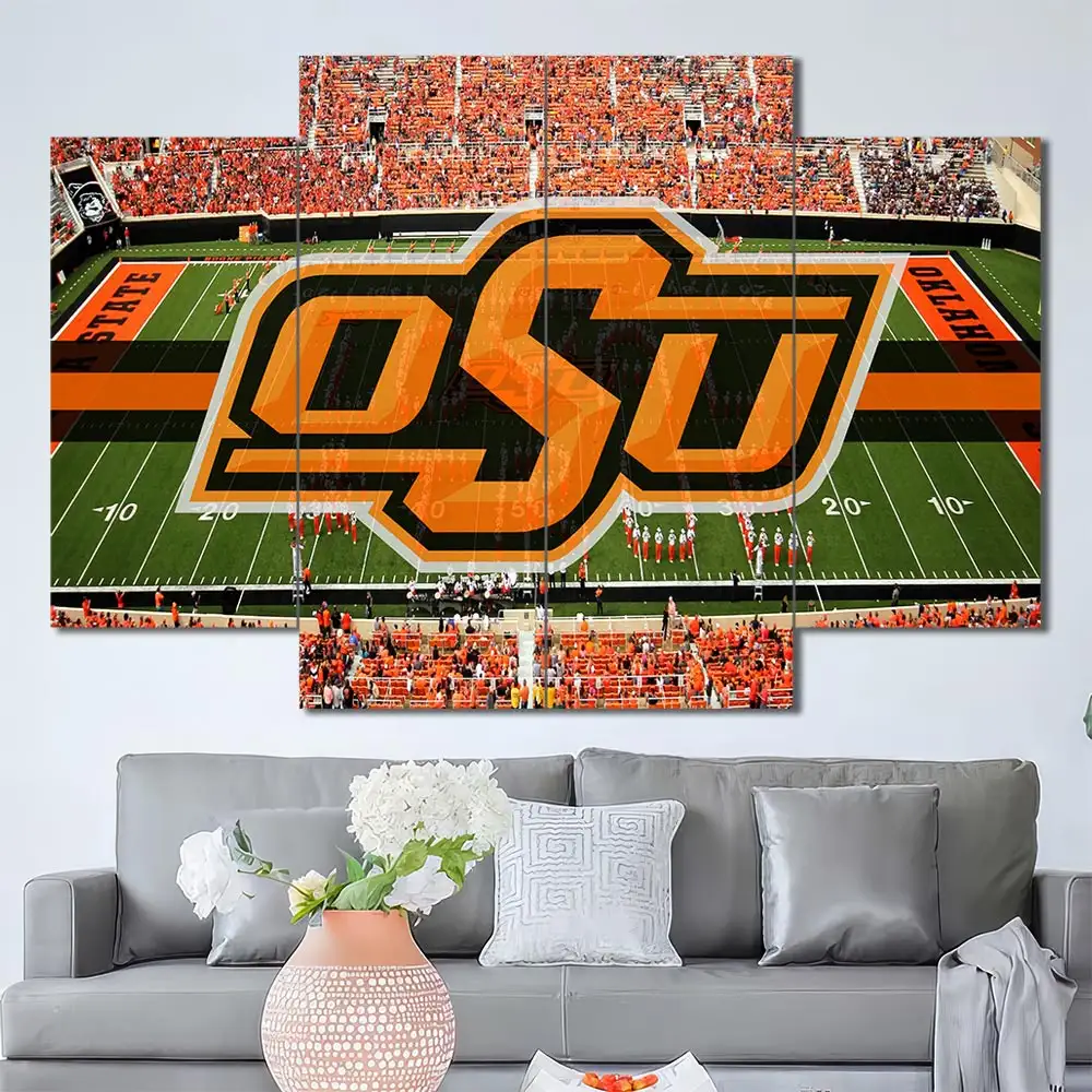 Oklahoma State Cowboys Court Logo Wall Art - Image 2