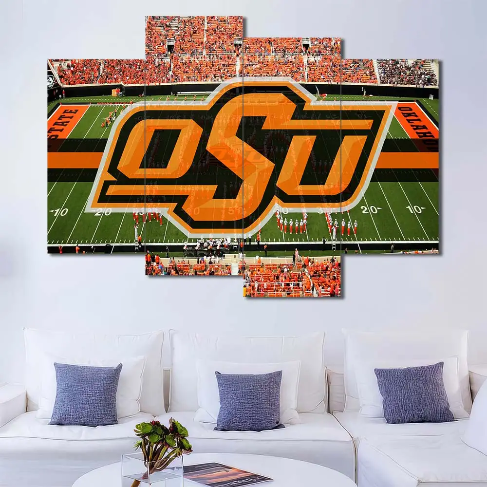 Oklahoma State Cowboys Court Logo Wall Art - Image 3