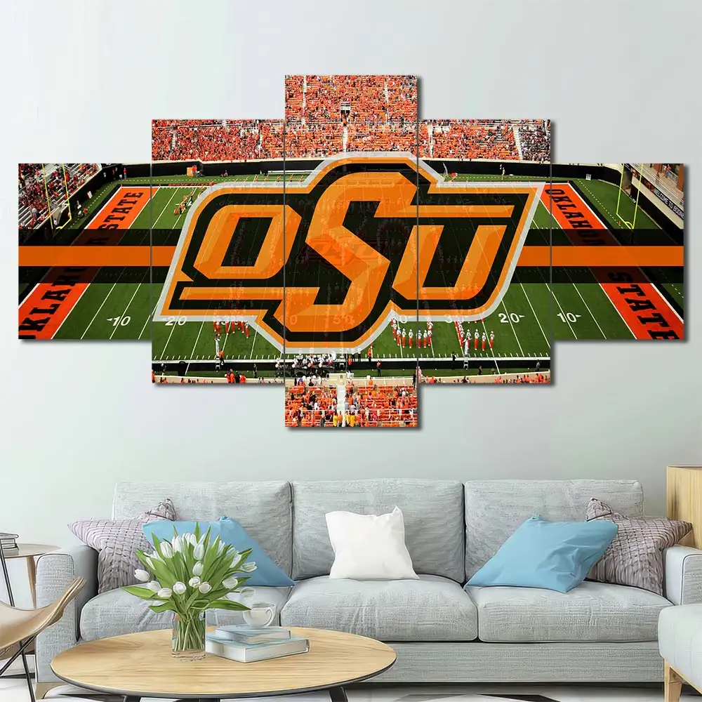 Oklahoma State Cowboys Court Logo Wall Art - Image 4