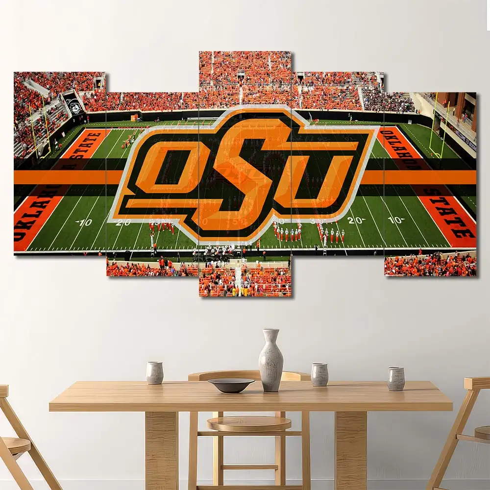 Oklahoma State Cowboys Court Logo Wall Art - Image 5
