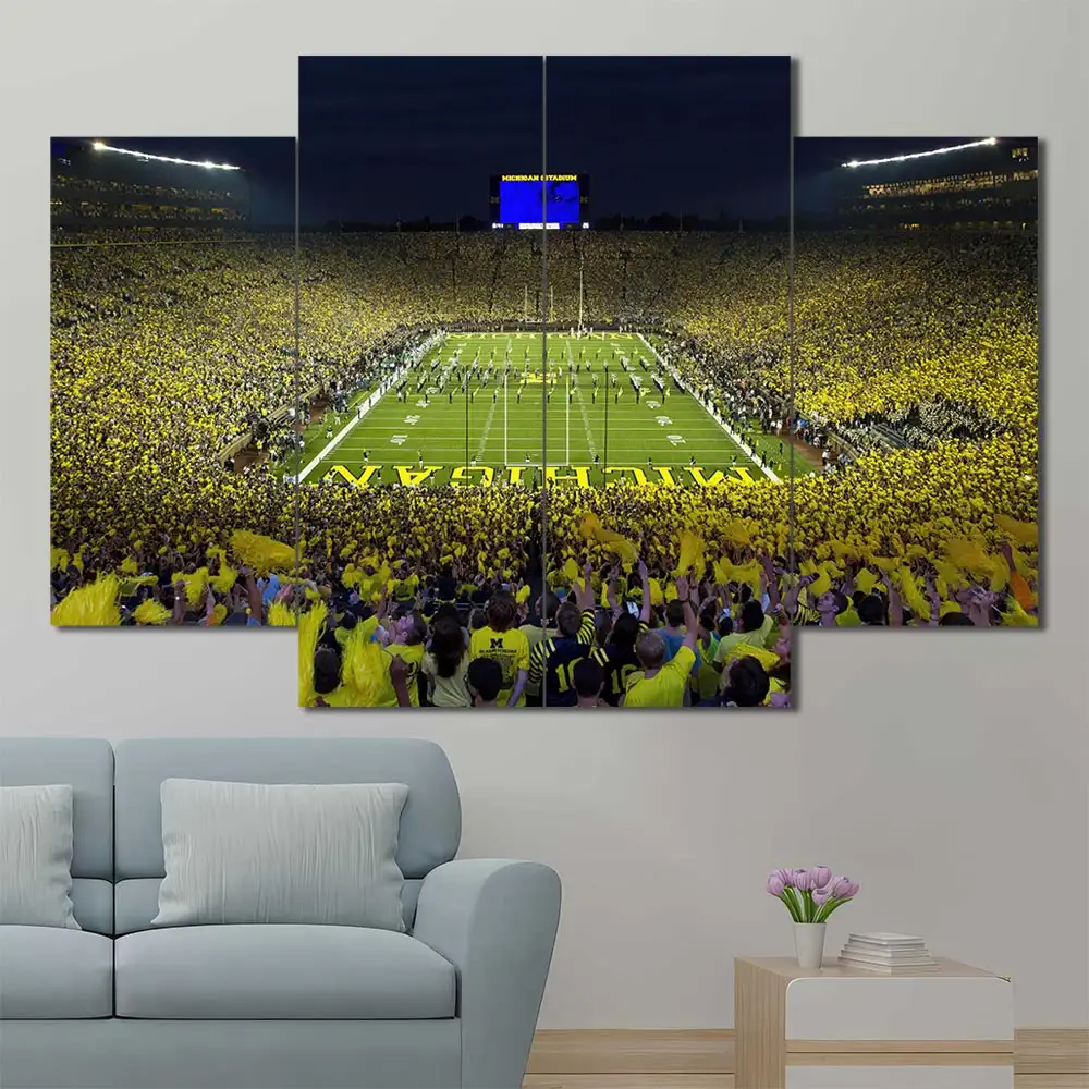 Packed Football Stadium Wall Art – College - Image 3