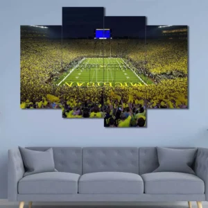 Packed Football Stadium Wall Art – College
