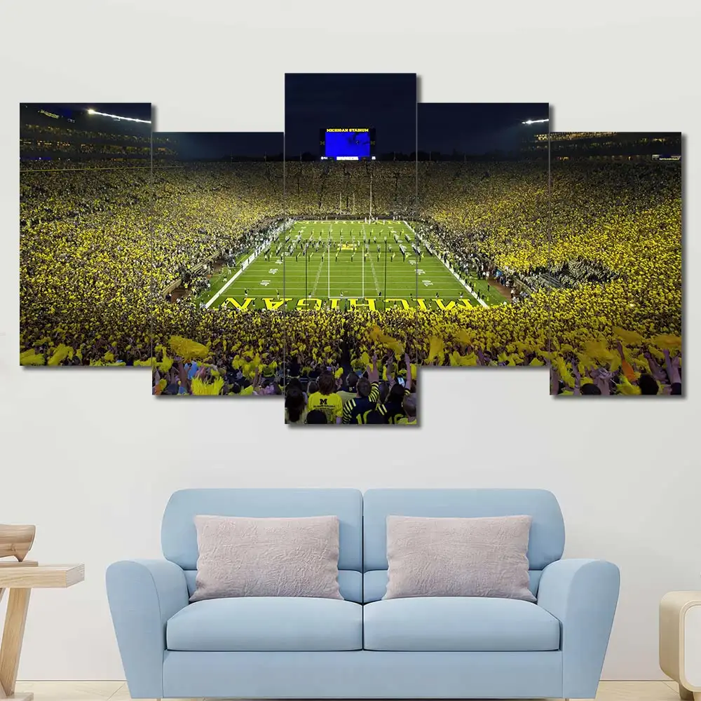 Packed Football Stadium Wall Art – College - Image 5