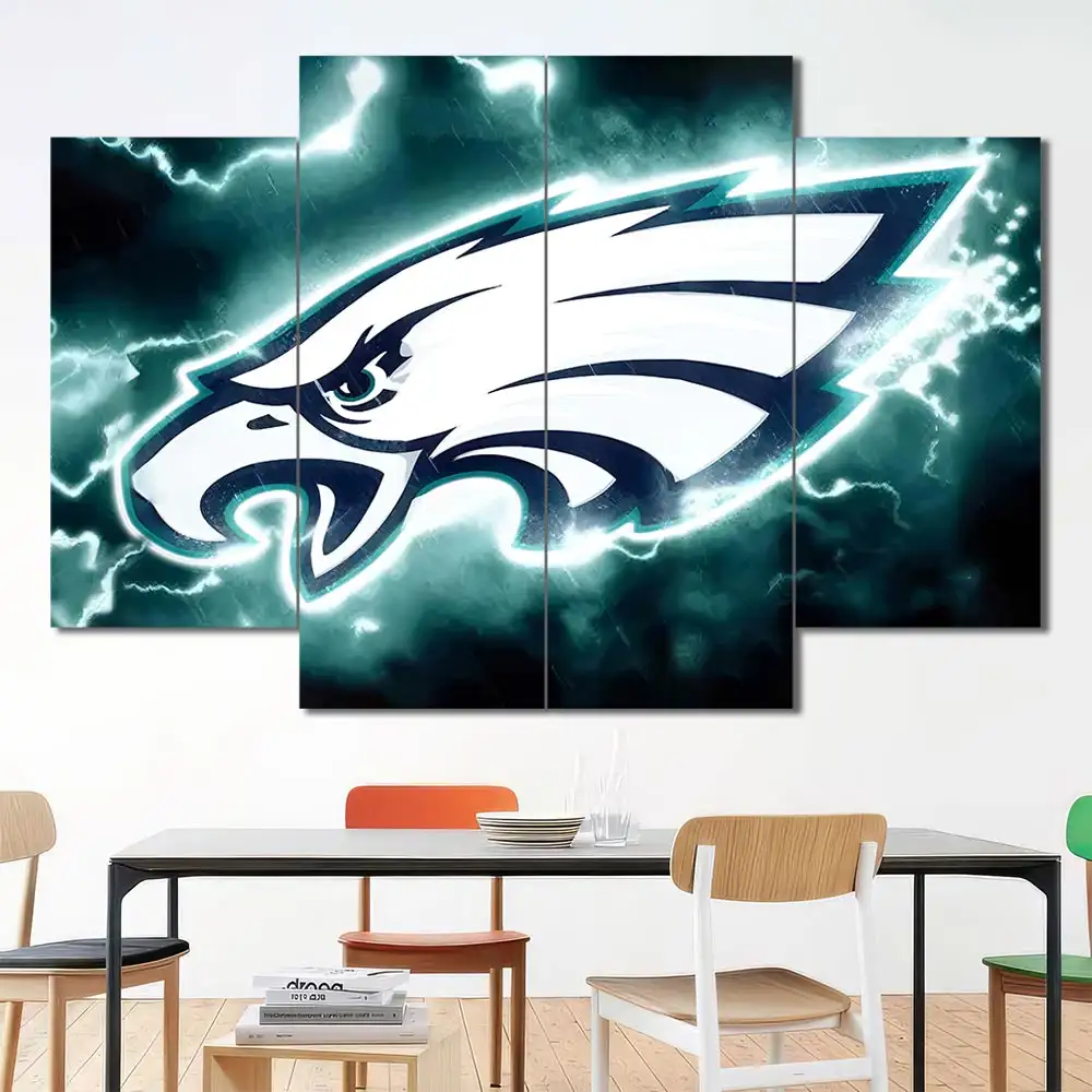 Philadelphia Eagles Lightning Logo Wall Art - Image 3
