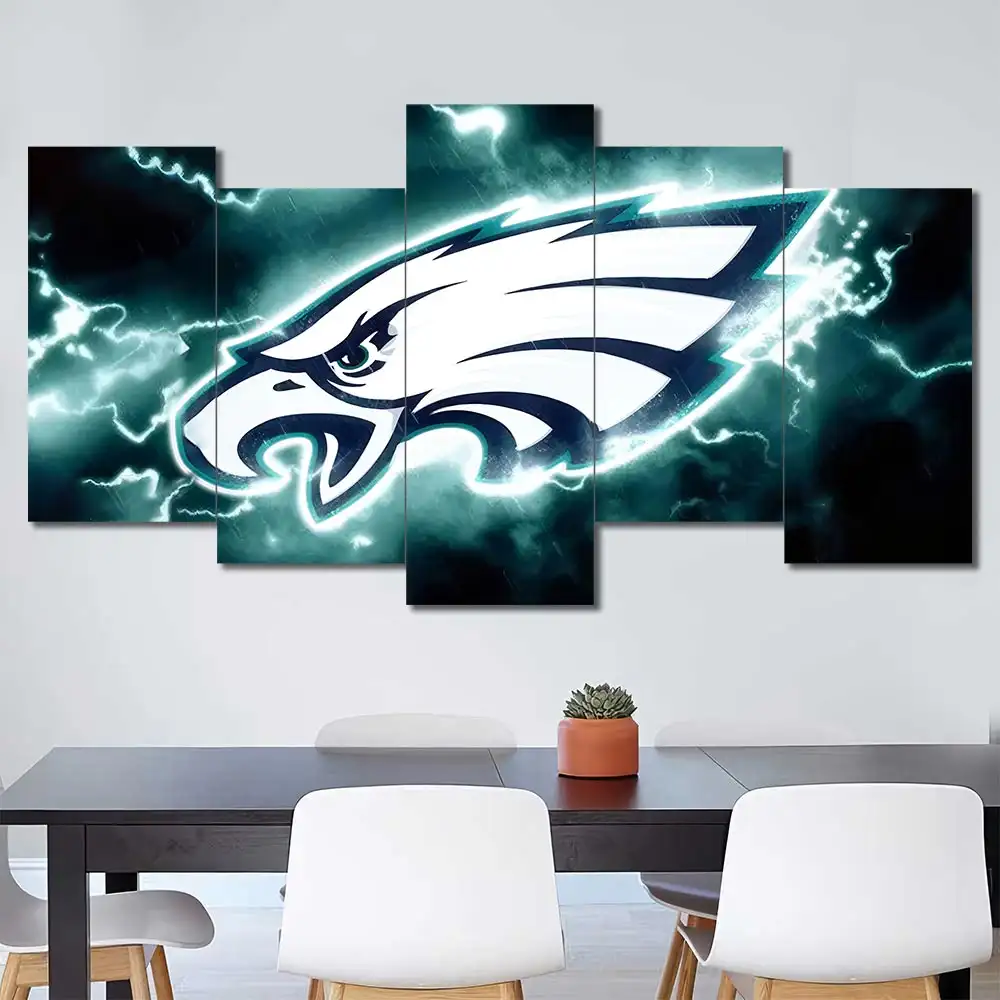 Philadelphia Eagles Lightning Logo Wall Art - Image 5