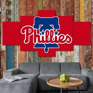 Philadelphia Phillies Minimal Logo Wall Art