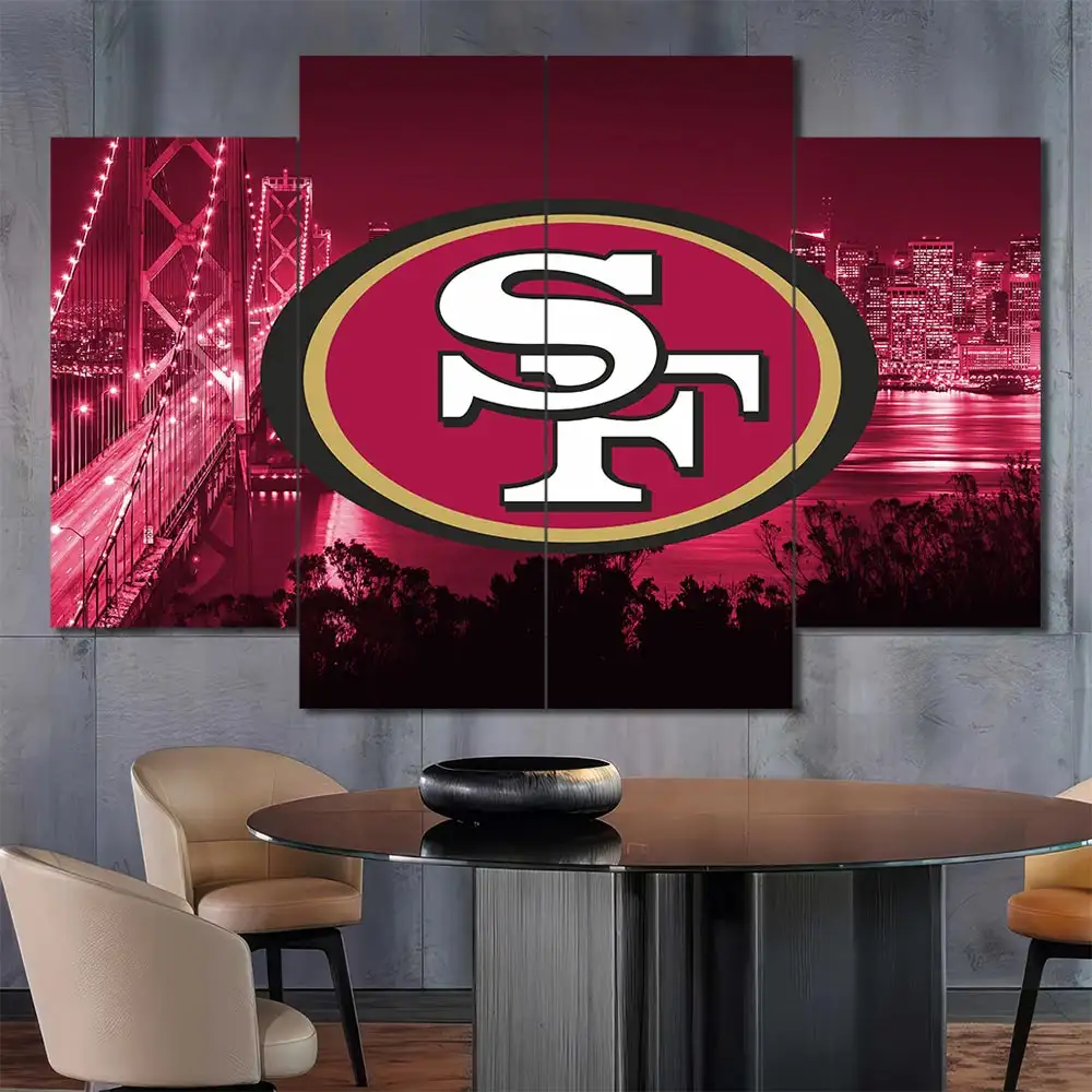 San Francisco 49ers Bay Bridge Wall Art - Image 3
