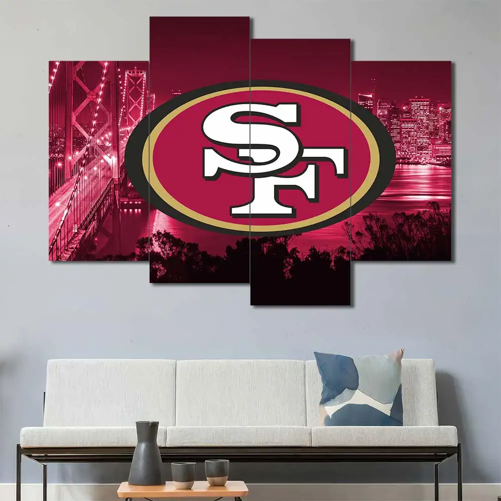 San Francisco 49ers Bay Bridge Wall Art - Image 4