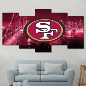 San Francisco 49ers Bay Bridge Wall Art