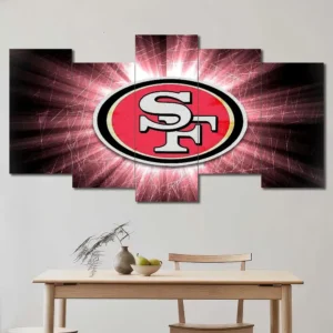 San Francisco 49ers Logo Wall Art – Burst