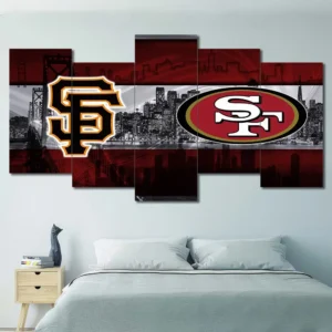 San Francisco Giants 49ers City Wall Art – Sports