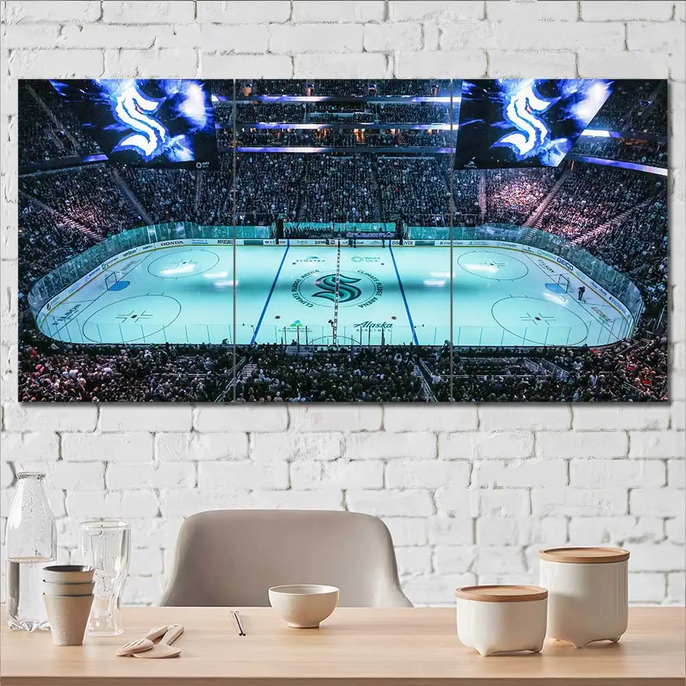 Seattle Kraken Hockey Arena Wall Art - Image 2