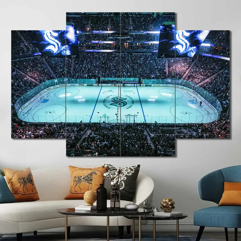 Seattle Kraken Hockey Arena Wall Art - Image 3