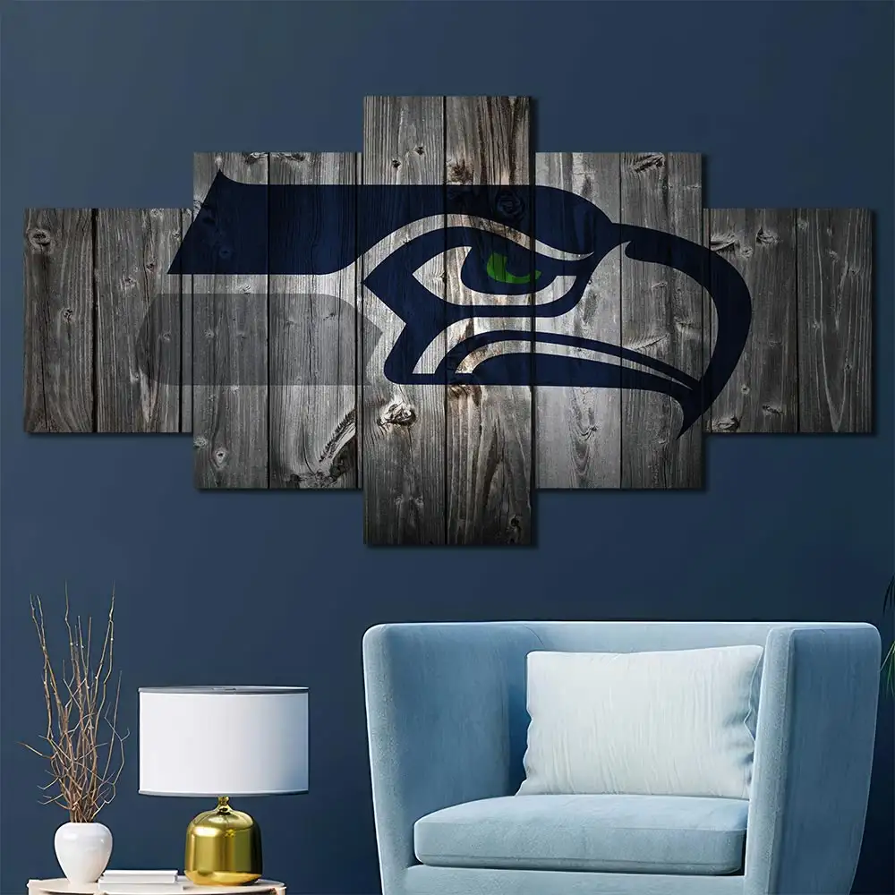 Seattle Seahawks Rustic Logo Wall Art - Image 4