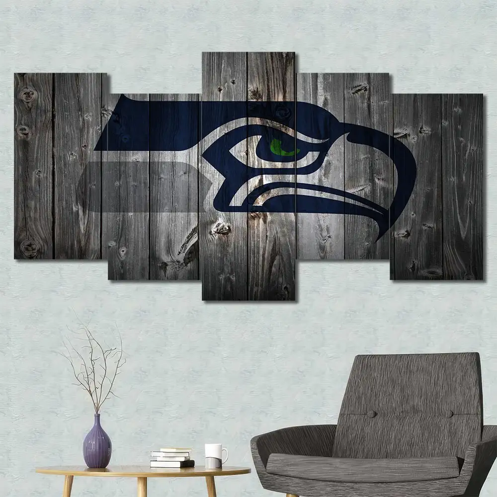 Seattle Seahawks Rustic Logo Wall Art - Image 5