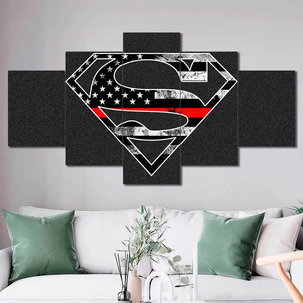 Superman American Flag Logo Wall Art - Image 4