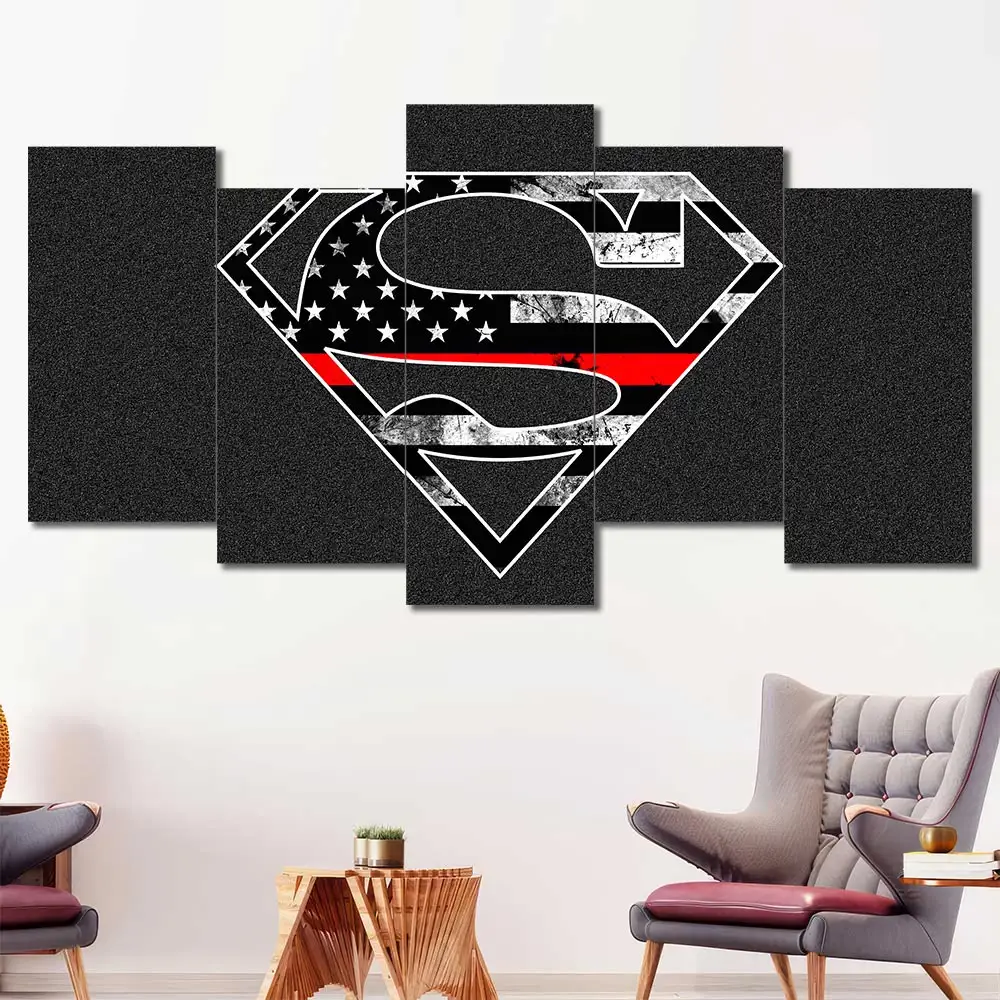 Superman American Flag Logo Wall Art - Image 5
