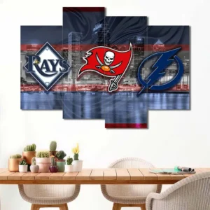 Tampa Bay Sports Teams City Wall Art