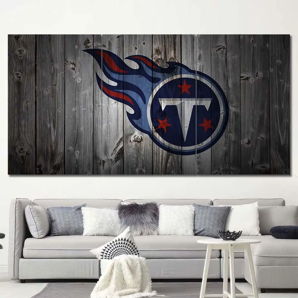 Tennessee Titans Rustic Logo Wall Art - Image 2
