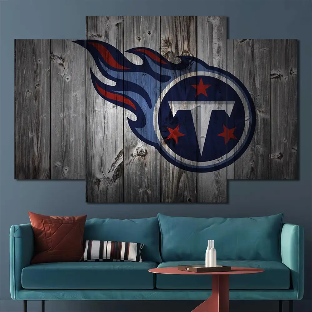 Tennessee Titans Rustic Logo Wall Art - Image 3