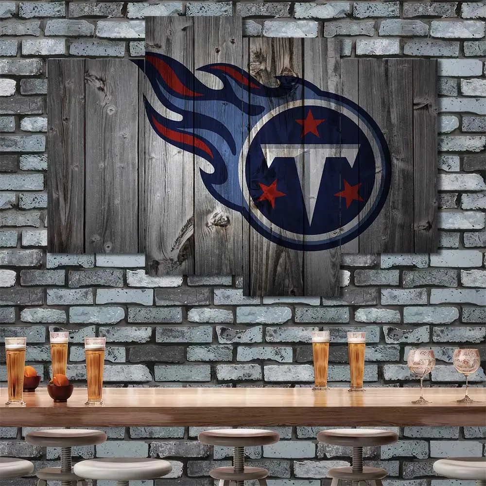 Tennessee Titans Rustic Logo Wall Art - Image 4