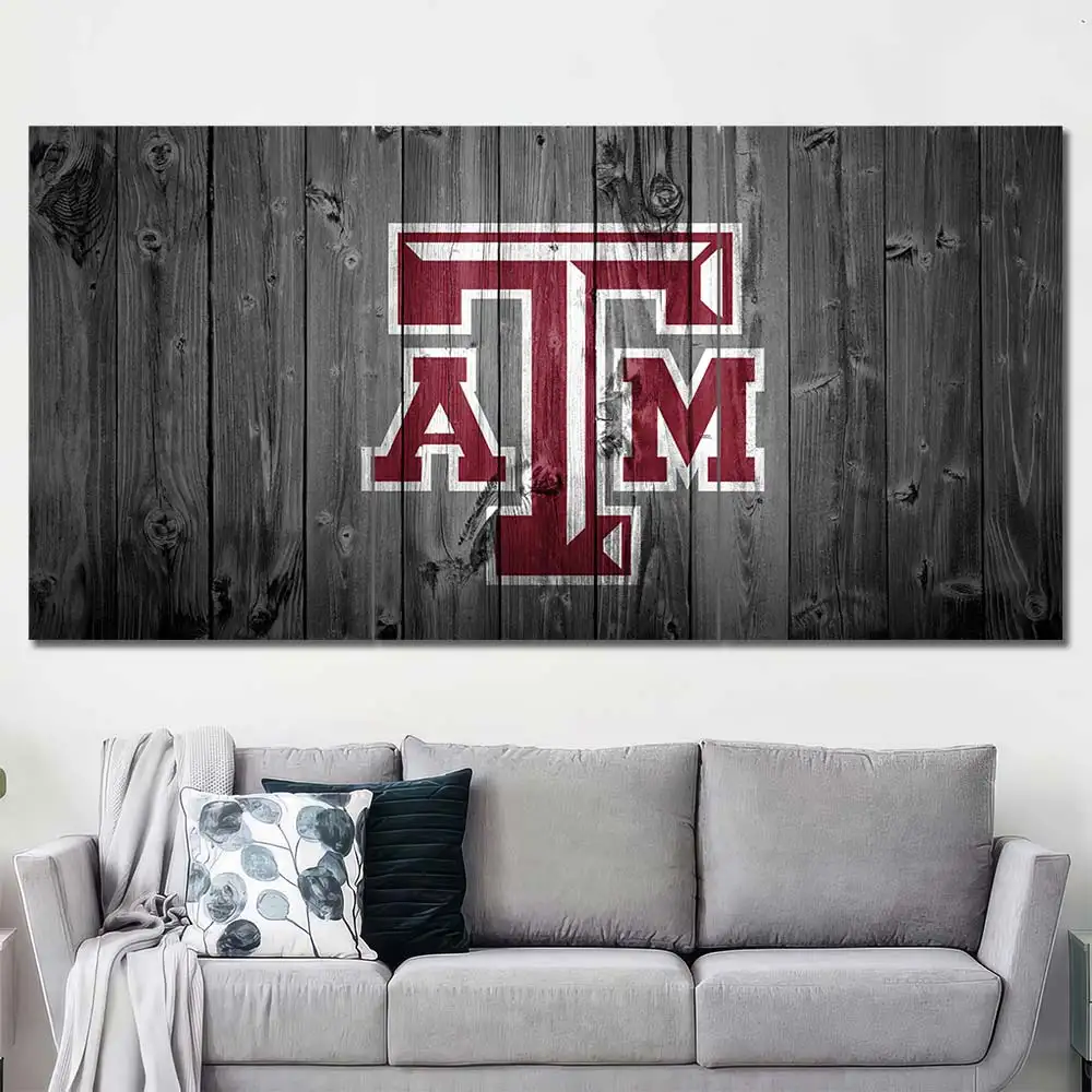 Texas A&M Aggies Rustic Logo Wall Art - Image 2
