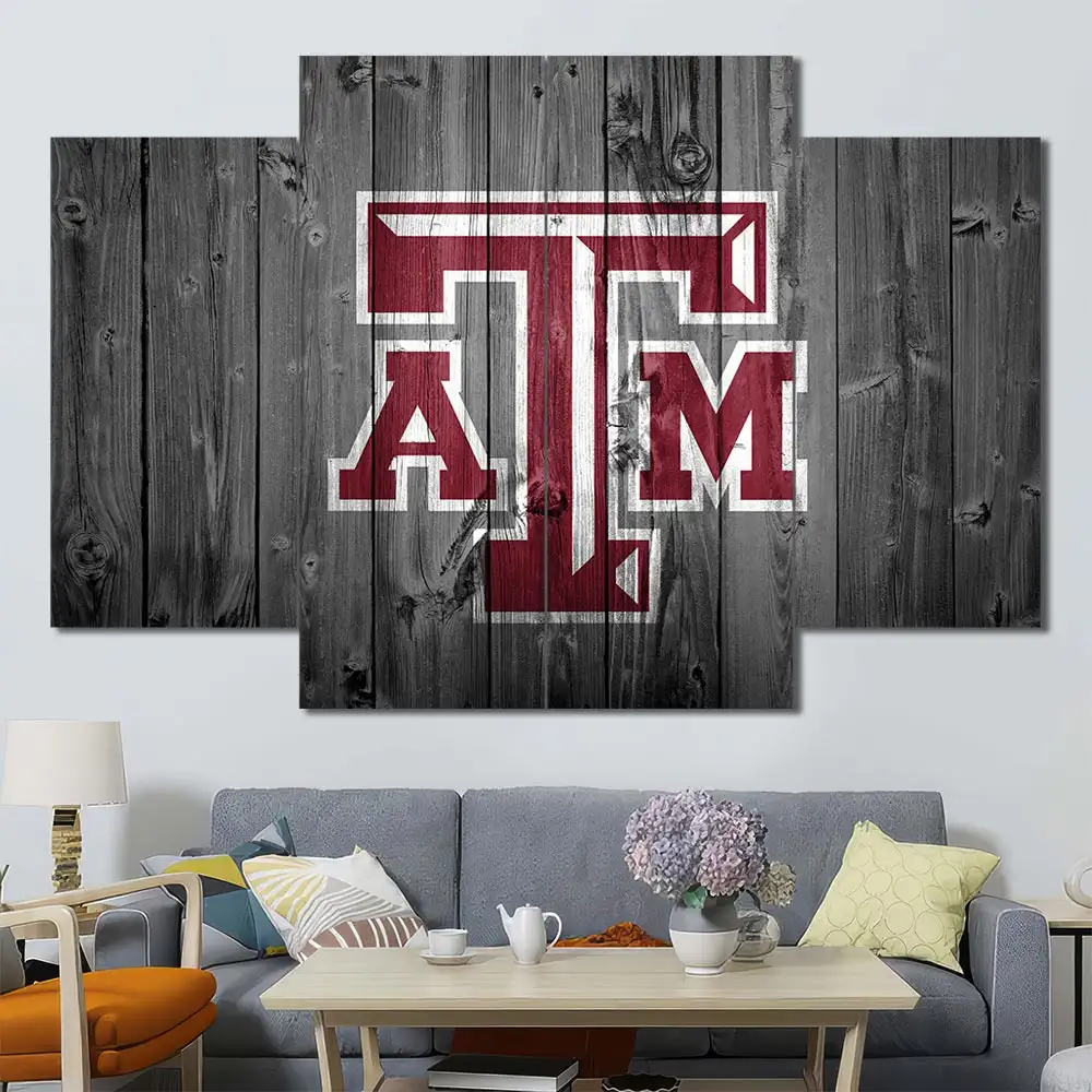 Texas A&M Aggies Rustic Logo Wall Art - Image 3