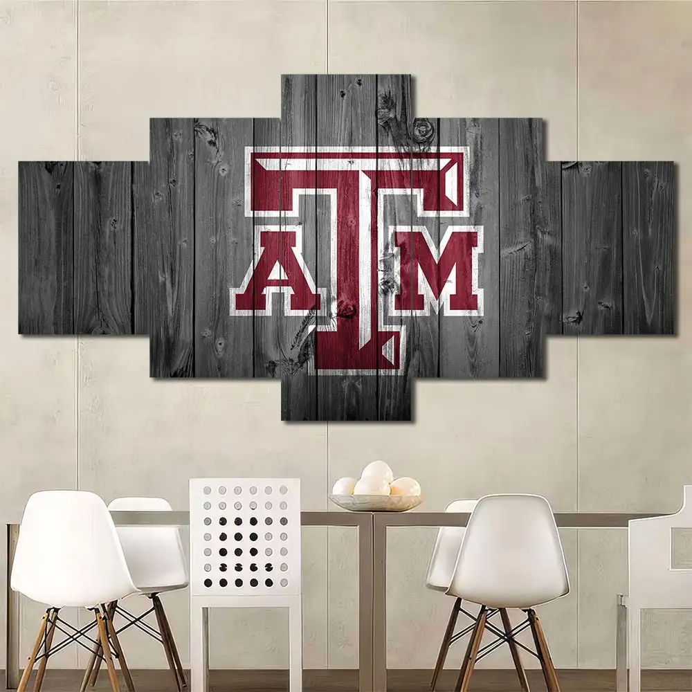 Texas A&M Aggies Rustic Logo Wall Art - Image 4