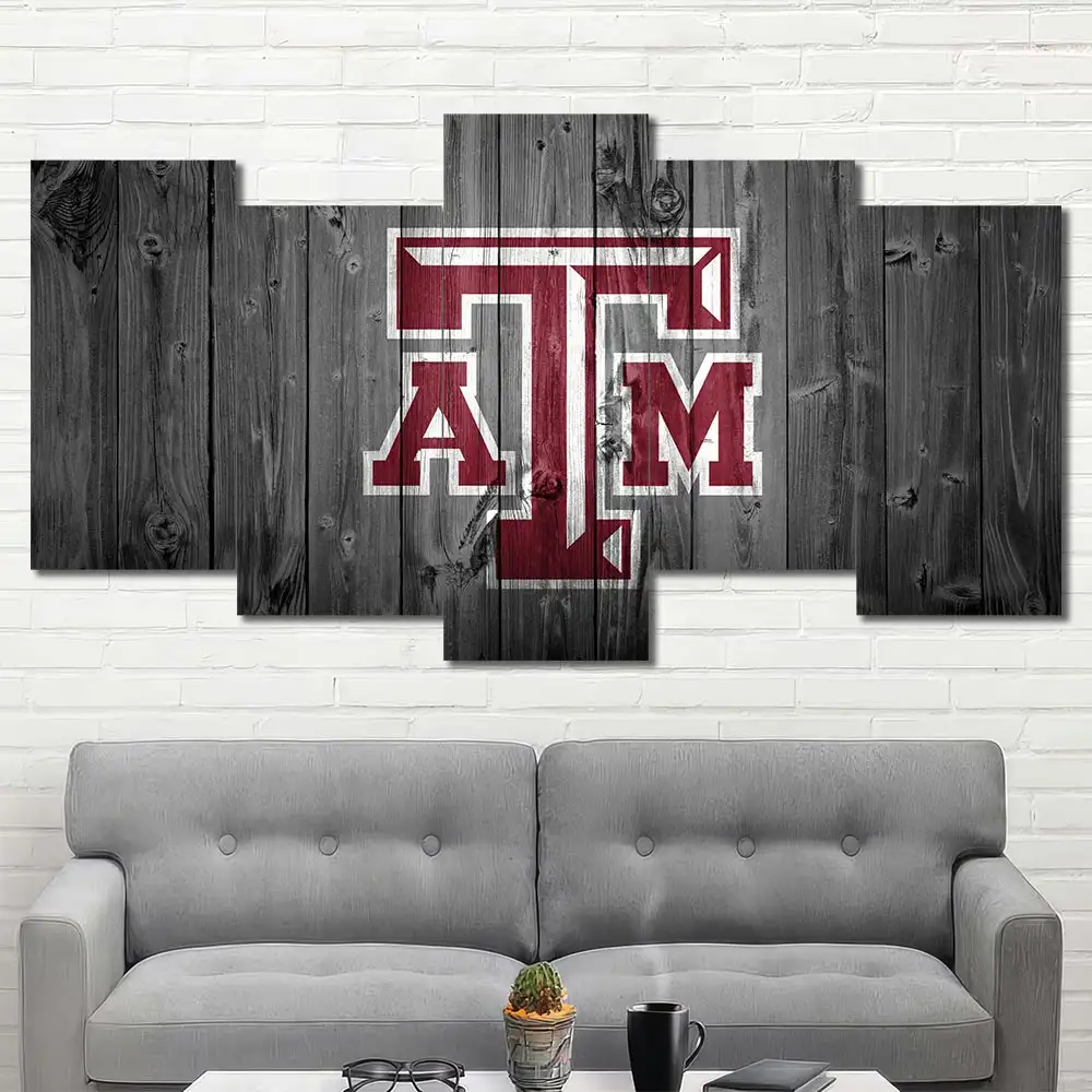 Texas A&M Aggies Rustic Logo Wall Art - Image 5