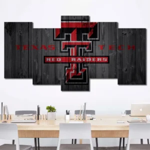 Texas Tech Red Raiders Rustic Logo Wall Art