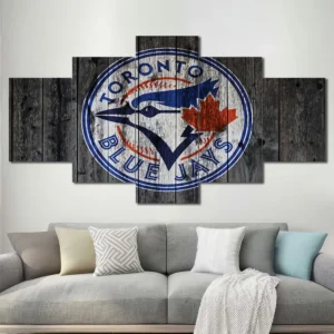 Toronto Blue Jays Rustic Logo Wall Art