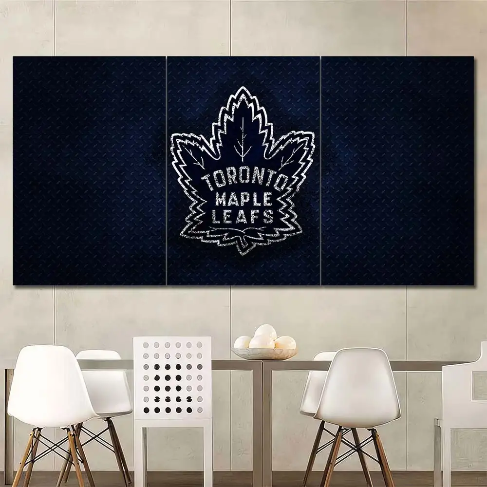 Toronto Maple Leafs Minimal Crest Wall Art - Image 2
