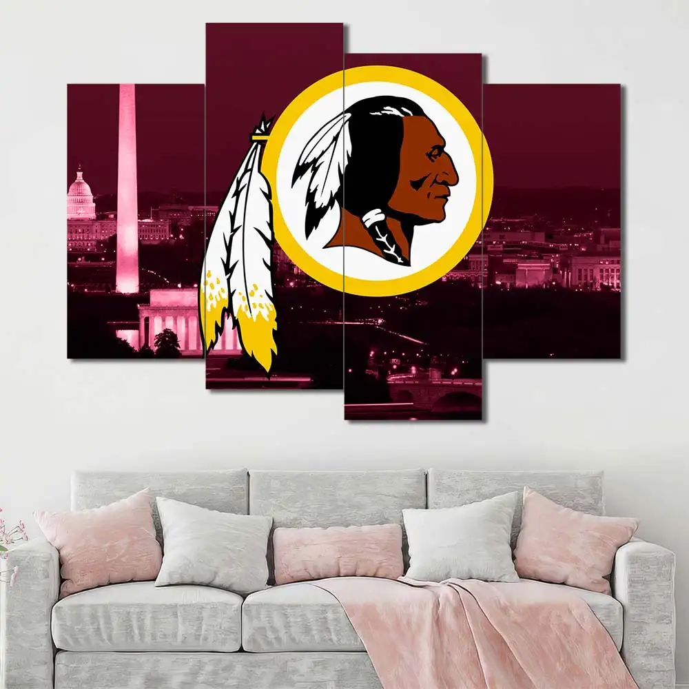 Washington Football City Skyline Wall Art - Image 4