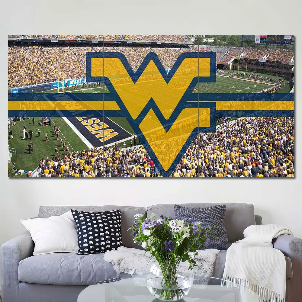 West Virginia Mountaineers Stadium Logo Wall Art - Image 2
