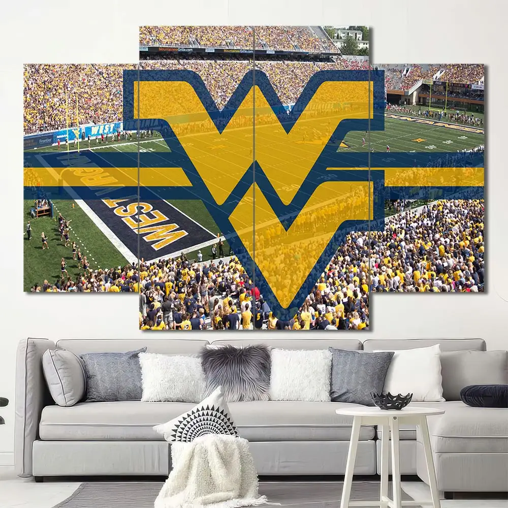 West Virginia Mountaineers Stadium Logo Wall Art - Image 3