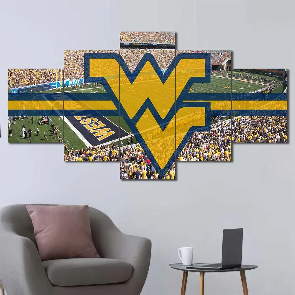West Virginia Mountaineers Stadium Logo Wall Art - Image 4