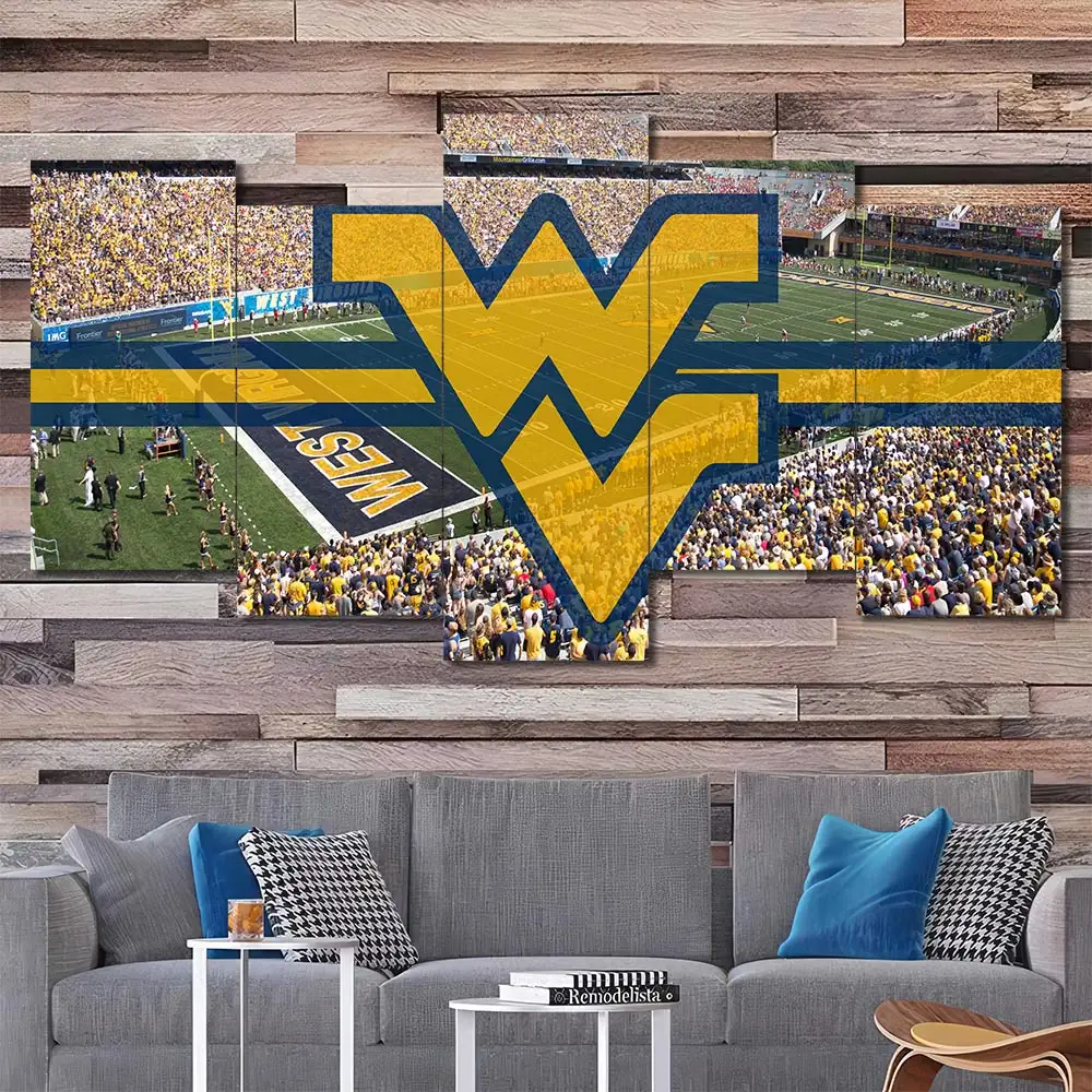 West Virginia Mountaineers Stadium Logo Wall Art - Image 5