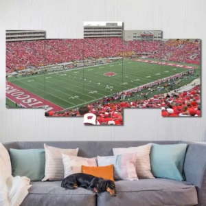 Wisconsin Badgers Camp Randall Stadium Crowd Wall Art