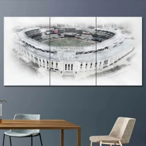Yankee Stadium Architectural Sketch Wall Art